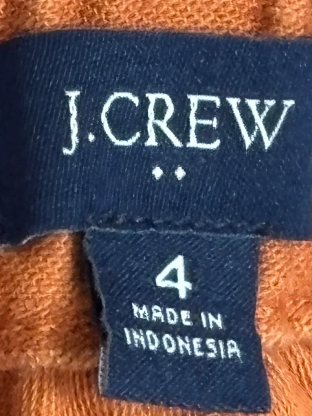 J. Crew Cotton Crop Pants in Rust Orange 4 - Picture 4 of 7